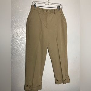 Lands end Kaki crop pant 8